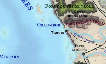 Carte de localisation de Timbor